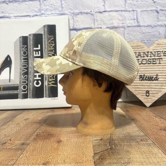 Old Tejas Trucker Hat Camouflage Texas Print Embroidered Boot - Picture 6 of 8